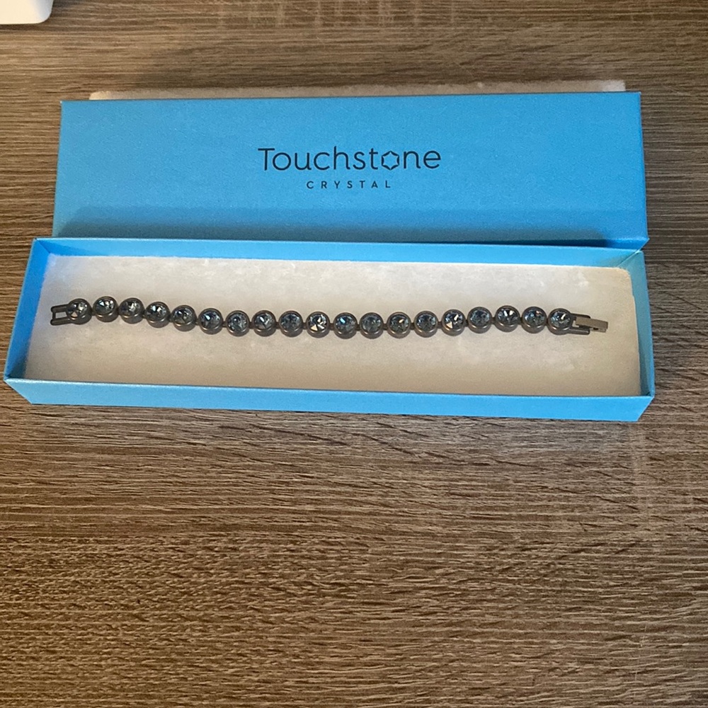 Touchstone Crystal Ice Bracelet-Vintage Denim